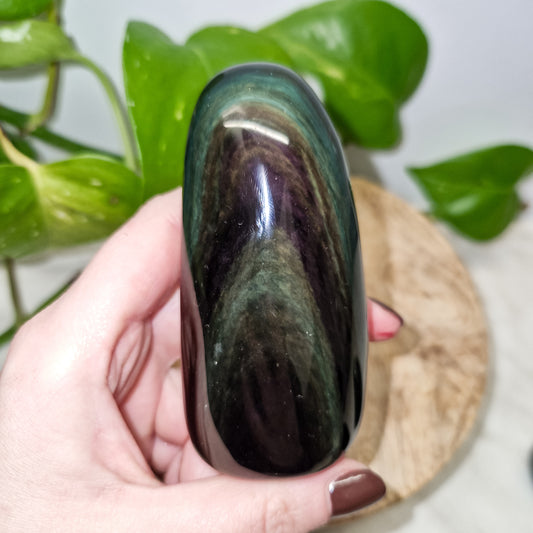 Regenbogen Obsidian Freiform