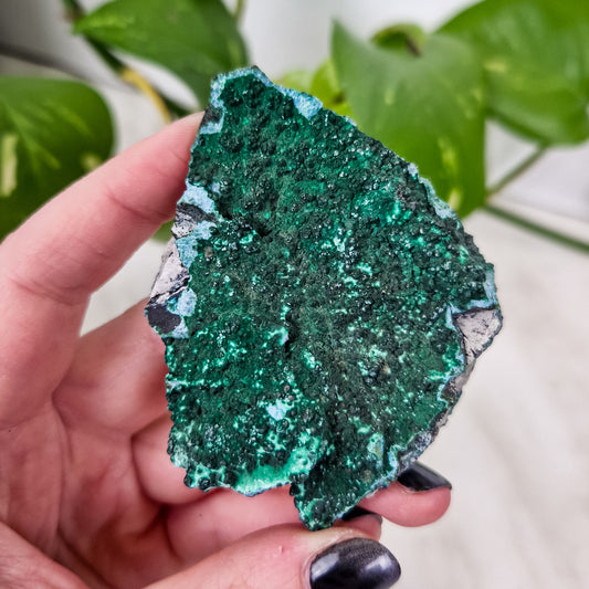 Malachit mit Chrysocolla & Hämatit Nr.3