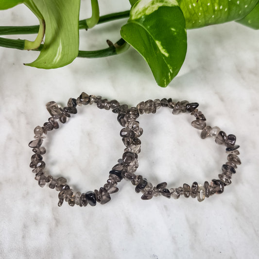 Rauchquarz Splitterarmband